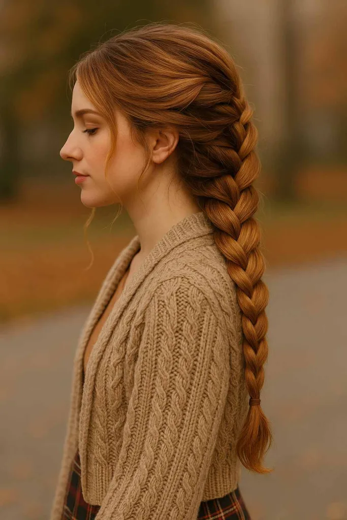 Gilded Maple French Braid
