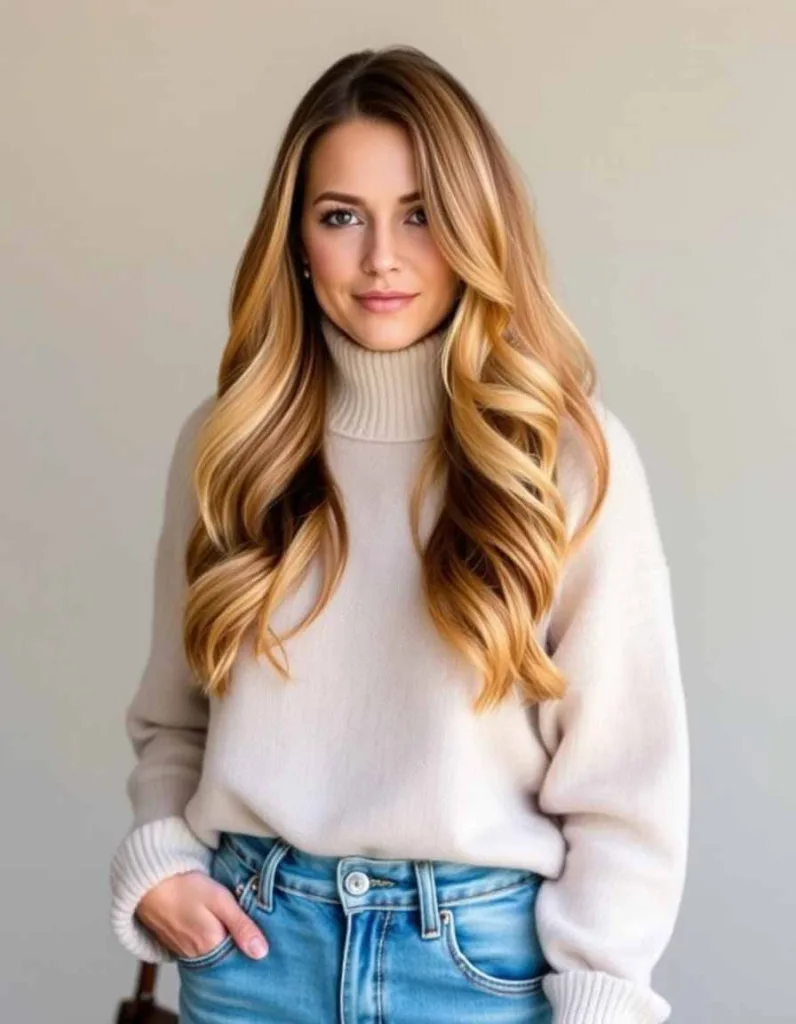 Honey Wheat Voluminous Blowout