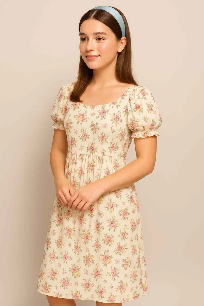 Sleek Straight Hair in a Headband or Hair Scarf