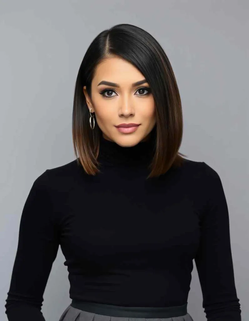 Straight, Angled Bob