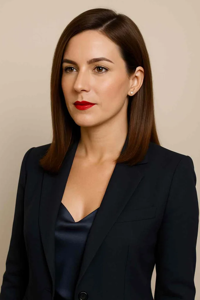 Straight Lob with Deep Side Part